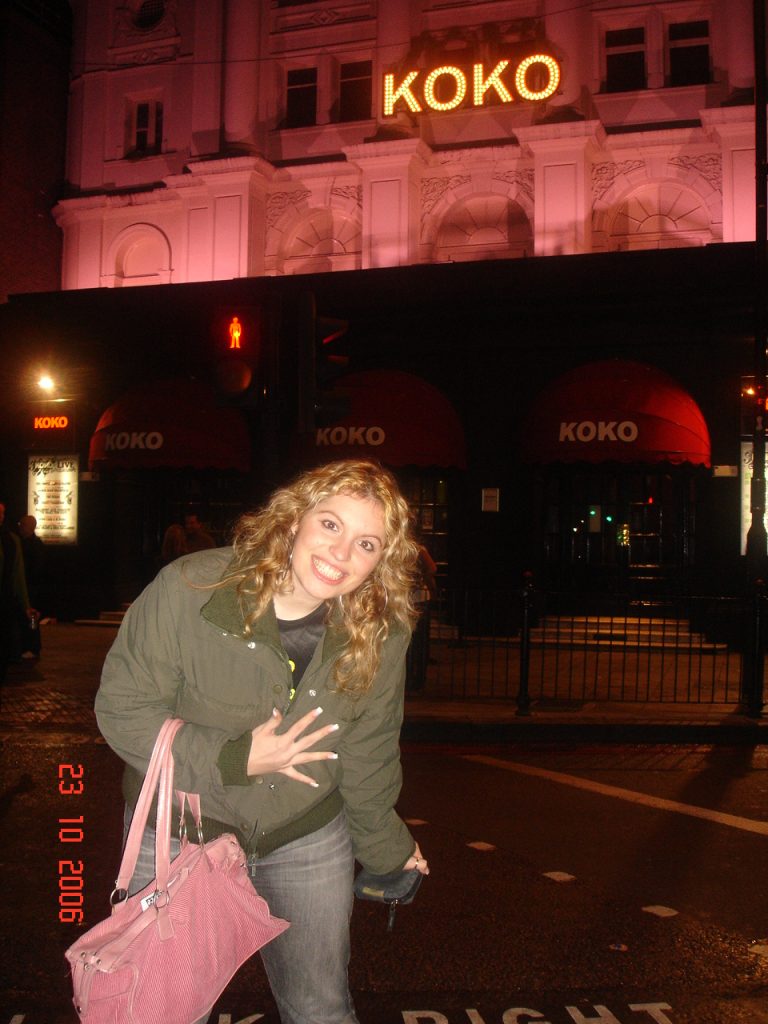 Me as a brand new Londoner at KoKo venue 