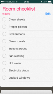 THE checklist